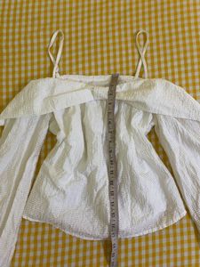 White Off-Shoulder Top Bust 36