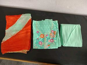 Elegant Embroidered Dress Material