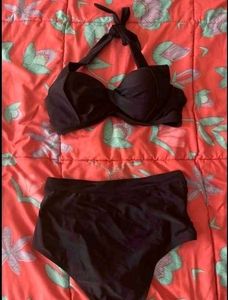 Push Up- High waisted Bikini Set