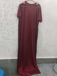 Vintage Burgundy Nightgown