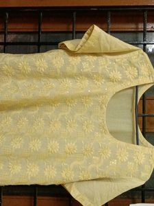 Floral Embroidered Kurti