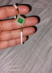Emerald Charm Bracelet
