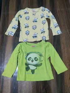 Panda Long Sleeve T-Shirt Bundle