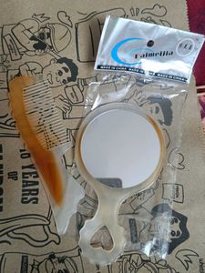 Mini Mirror And Comb