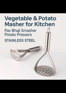 tainless Steel Potato Masher &amp; Vegetable Smasher f
