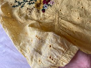 Embroidery Crop Top