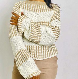 Striped Knit Sweater