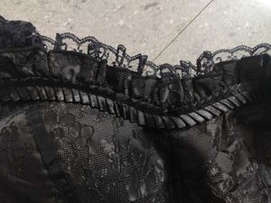 Black gothic Lolita Lace Corset Top