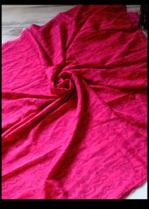 Magenta Rose Pink Dress Material With Dupatta