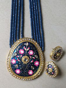 Floral Beaded Jewelry Set