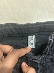 Girls Black Denim Jeans