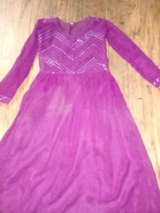 Elegant Purple Dress