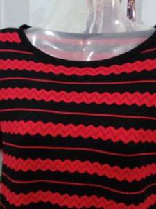 Red And Black Sweater
