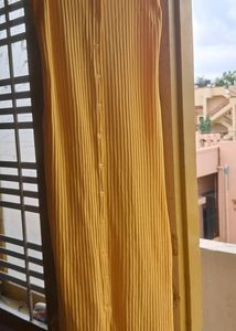 Yellow Ribbed Bodycon