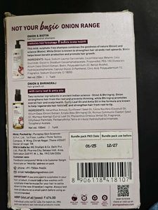 Plum Onion Hair Fall Defense Kit