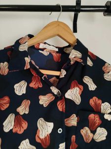 Printed Button Down Shirt