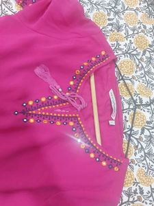 Pink Embroidered Top