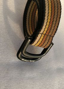 D Ring Canvas Sports Belt (Unisex)