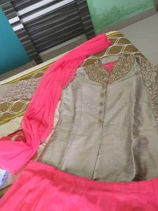 gown with skirt