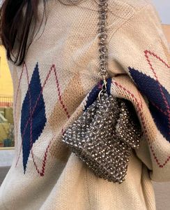 Glass Crystal Beaded Bag