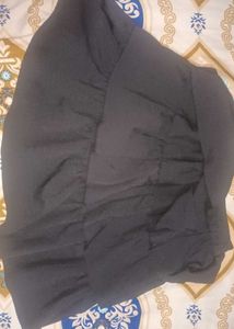 Tiered Black Skirt