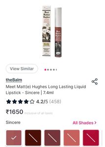 theBalm Cosmetics Liquid Lipstick Full Size