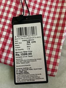 VAN HEUSEN CHECKED SHIRT