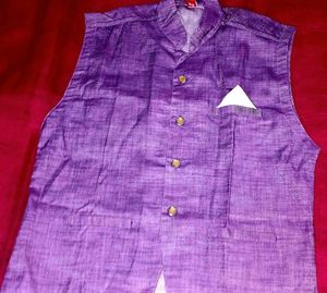 Purple Sleeveless Vest