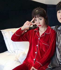 Korean Velvet Pajama Top