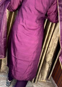 Sangria Purple Suit Set