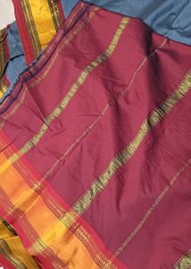 Elegant Grey Traditional Soft Saree