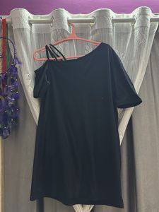 Black Asymmetric Dress