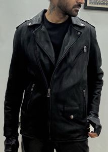 Heavyweight Biker Leather Jacket