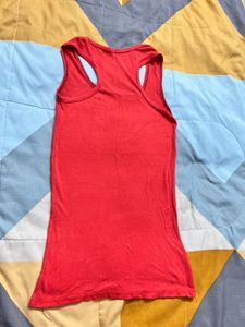 Red Racerback Tank