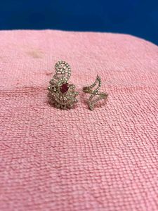 2 AD Stone Finger Rings