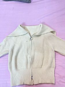 Cream Knit Cardigan