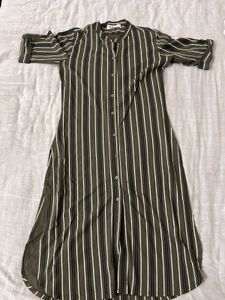 Striped Shirt Dress