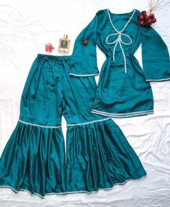 Festive Corset Kurta & Garara Set