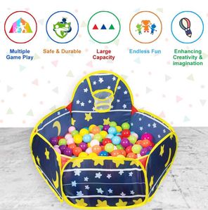 New Kids Ball Pit with Basketball Hoop indoor game