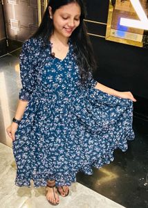 Floral Print Midi Dress