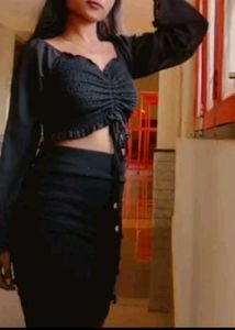 Black Crop Top
