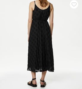 M&amp;S Black V-Neck Maxi Dress