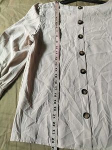 SHEIN Button Down Chic Top