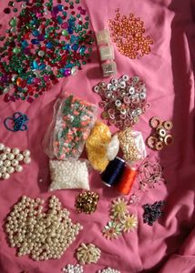 Many Items For Decoration, Crafts, Work.And Other