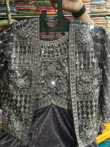 Elegant Embellished Dress with Jacket