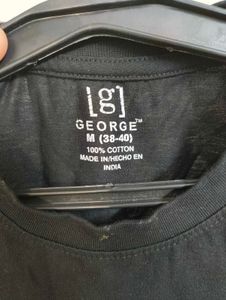 George Black Crew Neck T-Shirt