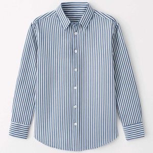 Striped Button-Down Shirt