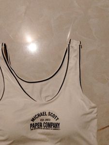 Micheal Scott Tank Top White