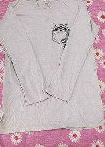 Burgundy Long Sleeve Tee