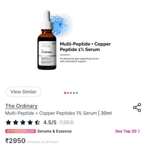 The Ordinary Multi-Peptide + Copper Peptides 1%